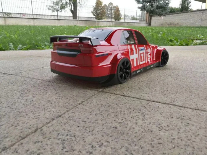 0413 Carrozzeria Body Rc 1/10 Alfa Romeo 155 DTM +spoiler - Bild 2 von 4