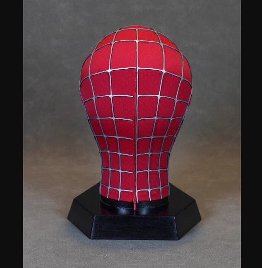 Movie Spider-Man Tobey Maguire Cosplay Mask Full Face Halloween Customized Props - Image 4 of 4