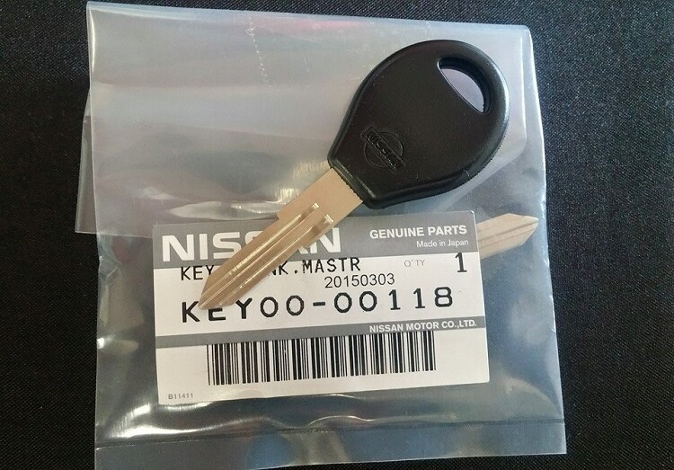 NISSAN GENUINE SILVIA Blank Key S13 S14 200SX 180SX PULSAR KEY00