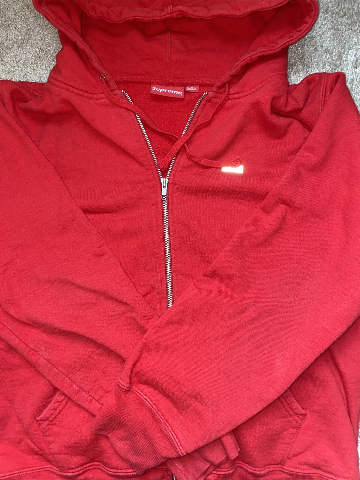 sweat à capuche suprême moyen authentique