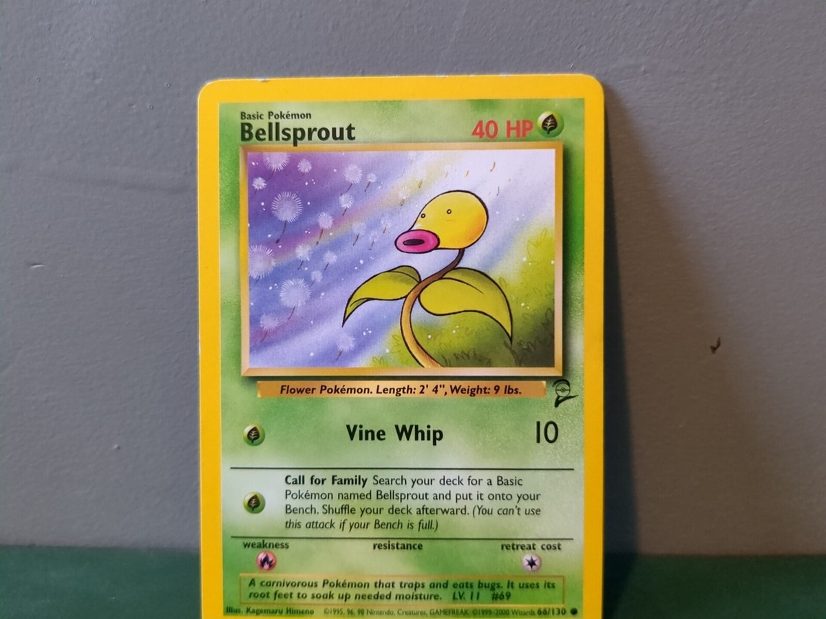 Pokmon TCG Bellsprout Jungle 49/64 Regular Unlimited Common | eBay Pokmon TCG Bellsprout Jungle 49/64 Regular Unlimited Common | eBay