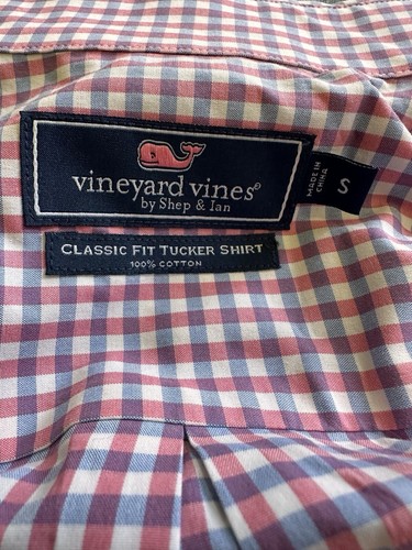 Camicia Vineyard Vines piccola rosa vestibilità classica Tucker Gingham check picnic a quadri - Foto 3 di 19