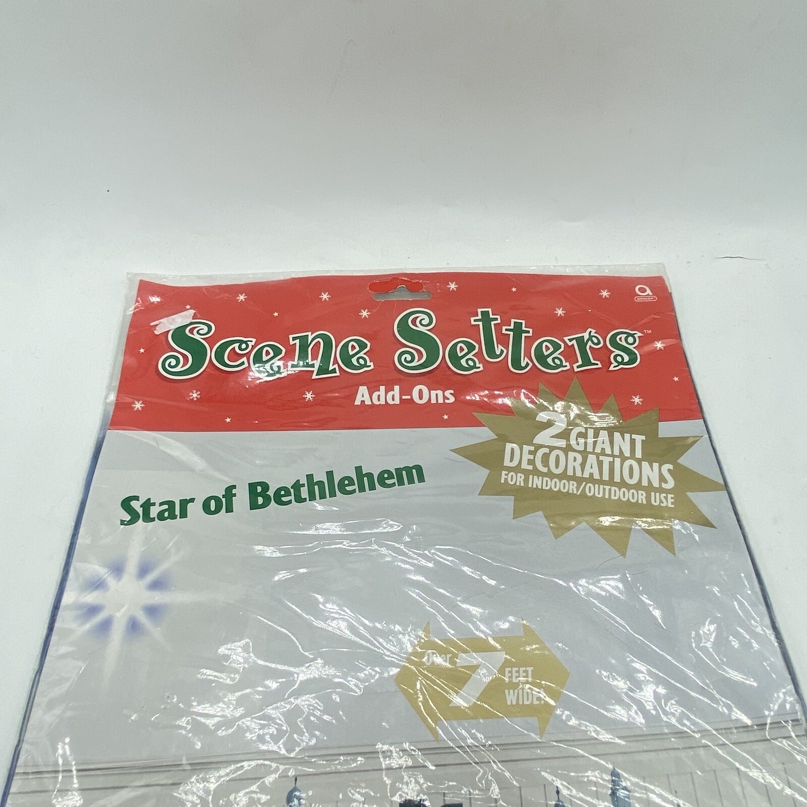 STAR OF BETHLEHEM Scene Setter Christmas Party Wall Decoration Kit Over 7' Wide