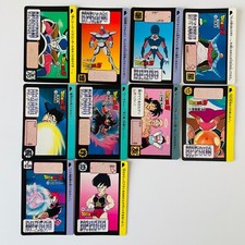Dragon Ball Z Carddass Trading Card Game Set of 10 Rare Anime Bandai Japan 1996