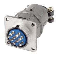 x24K 12P Unshielded Type 12 Terminas Electric Circular Aviation Connector. &oplus;IK