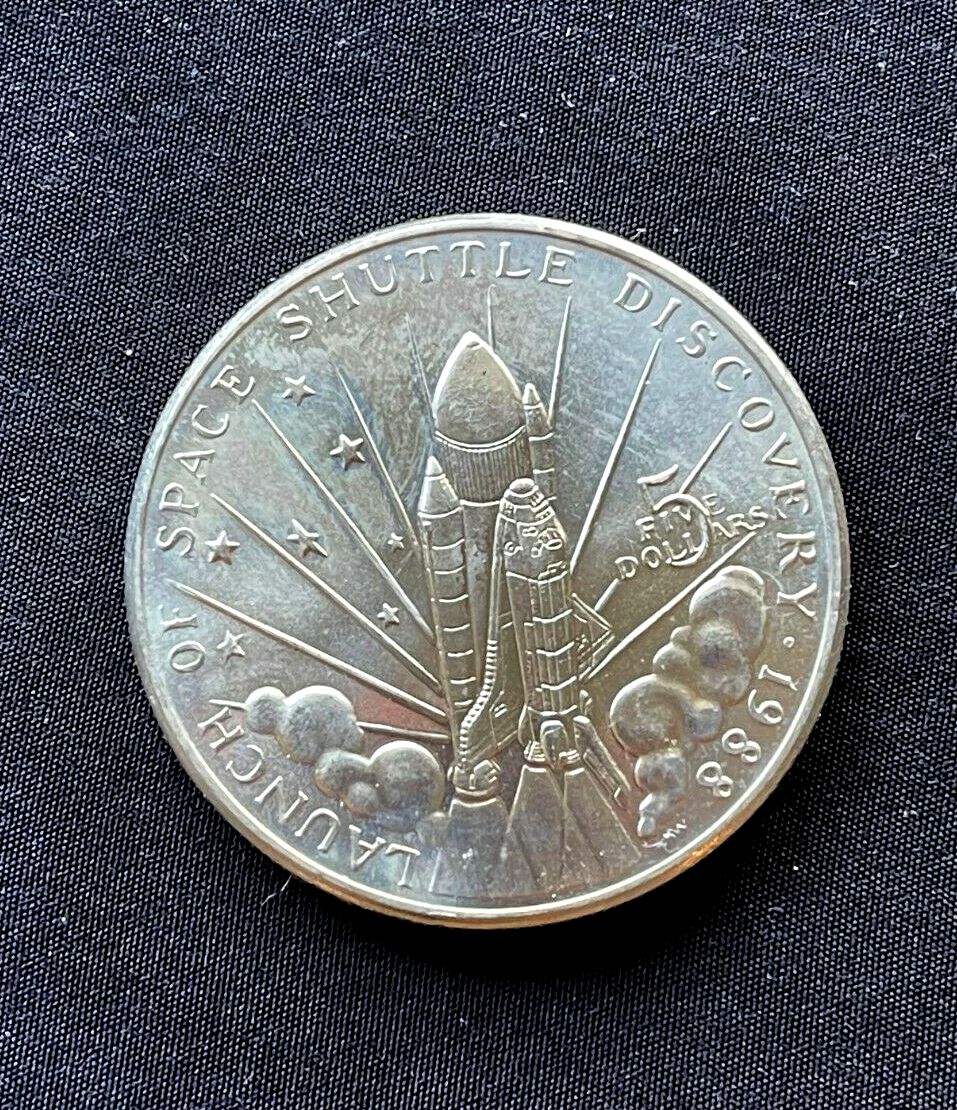 1988 Marshall Islands Space Shuttle Discovery $5 Commemorative