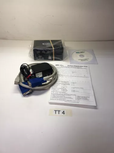 NTI ST-C5USBVT Transparent VGA USB Extender (Tx/Rx) via CATx to 300 feet
