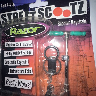 Razor Street Scootz スクーターキーチェーン Razor Street Scootz スクーターキーチェーン STREET SCOOTZ RAZOR