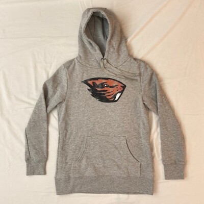*NWT* OREGON STATE BEAVERS Fanatics Gray NCAA Pullover Hoodie Sweatshirt (S)