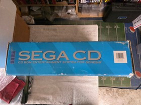 Sega CD Model 2 Console w/Genesis 2 Console w/Sewar Shark-CIB PLUS!! TESTED!
