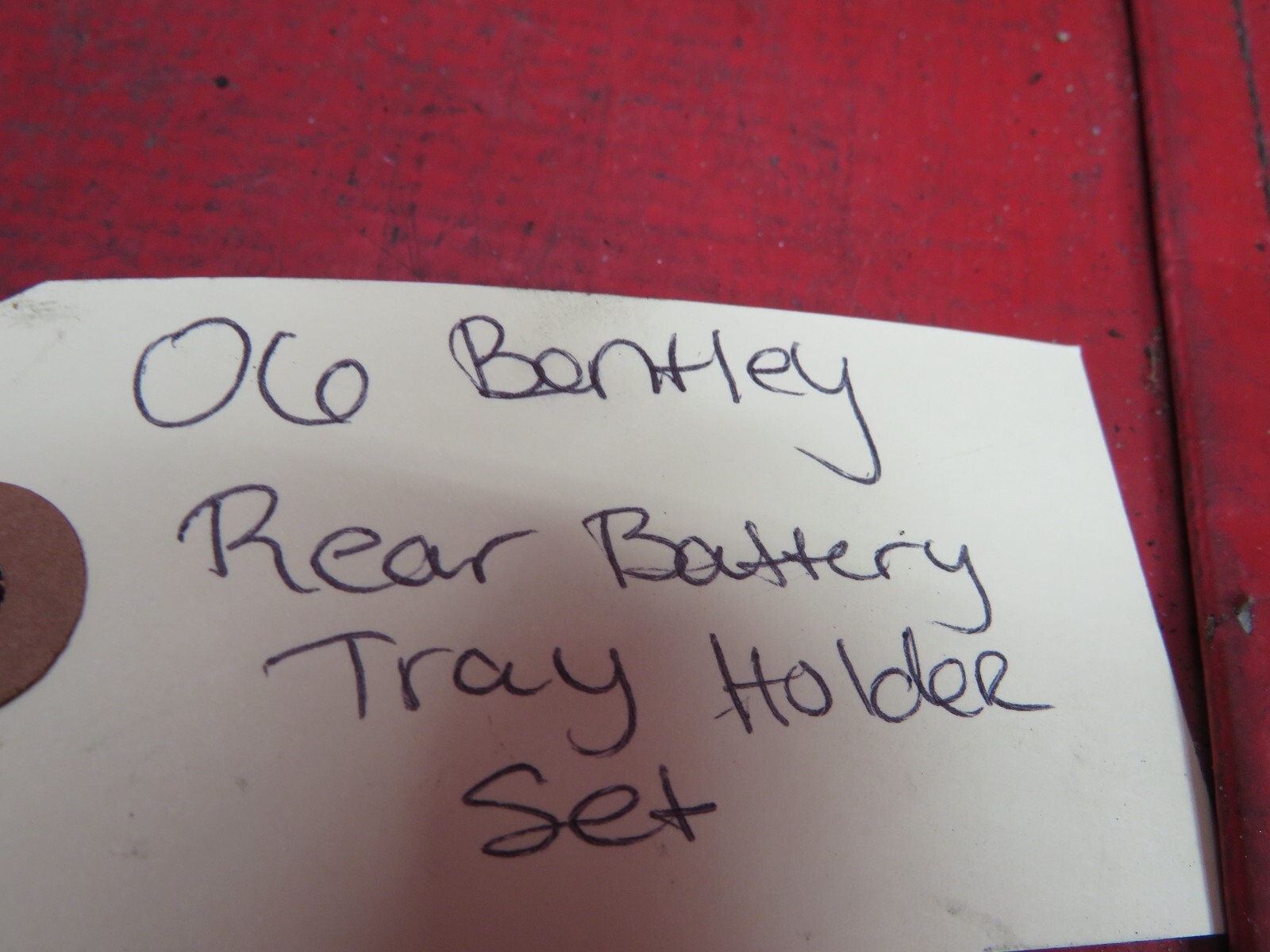 2006 BENTLEY FLYING SPUR BATTERY COMPARTMENT SET