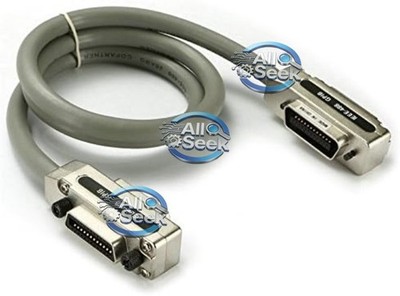1PCS NEW IEEE-488 GPIB Cable Cord Male to Female Metal Connector Adapter
