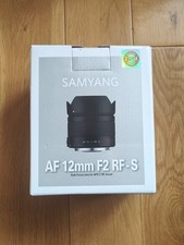 Samyang AF 12mm f/2.0 Lens for Canon RF-S Mount - Ultra Wide Angle - Mint in Box