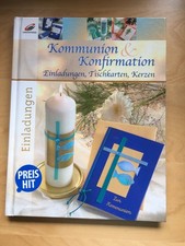 Bastelbuch Kommunion&Konfirmation  Karten und Tischdeko Hobby Anleitung Basteln