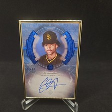 2020 BOWMAN TRANSCENDENT COLLECTION BLUE #Bta-Ca CJ ABRAMS 1/10 AUTO