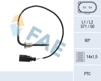 Sensor Abgastemperatur Fae 68092 M14X1,5 FüR Vw Touareg 7P5 7P6 Tdi Audi Q7 4MB
