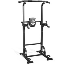 Power Tower Dip Station Pull Up Bar Home Gym Strength Training 450LBS Capacity