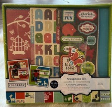 Colorbok Scrapbook Photo Complete Album Kit 12 X 12 Stickers Paper Page NEW GIFT