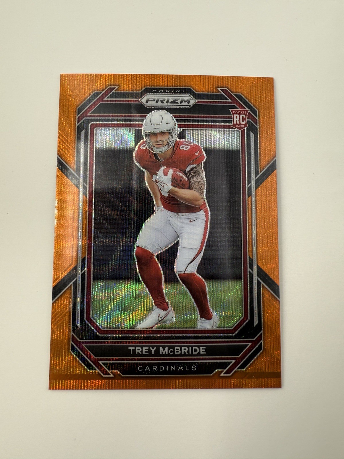 2022 Panini Prizm - Trey McBride #327 Orange Wave /60 (RC)