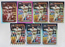 Matt Chapman - SF Giants - 2024 Topps Chrome #81 - (7) REFRACTOR CARD LOT 