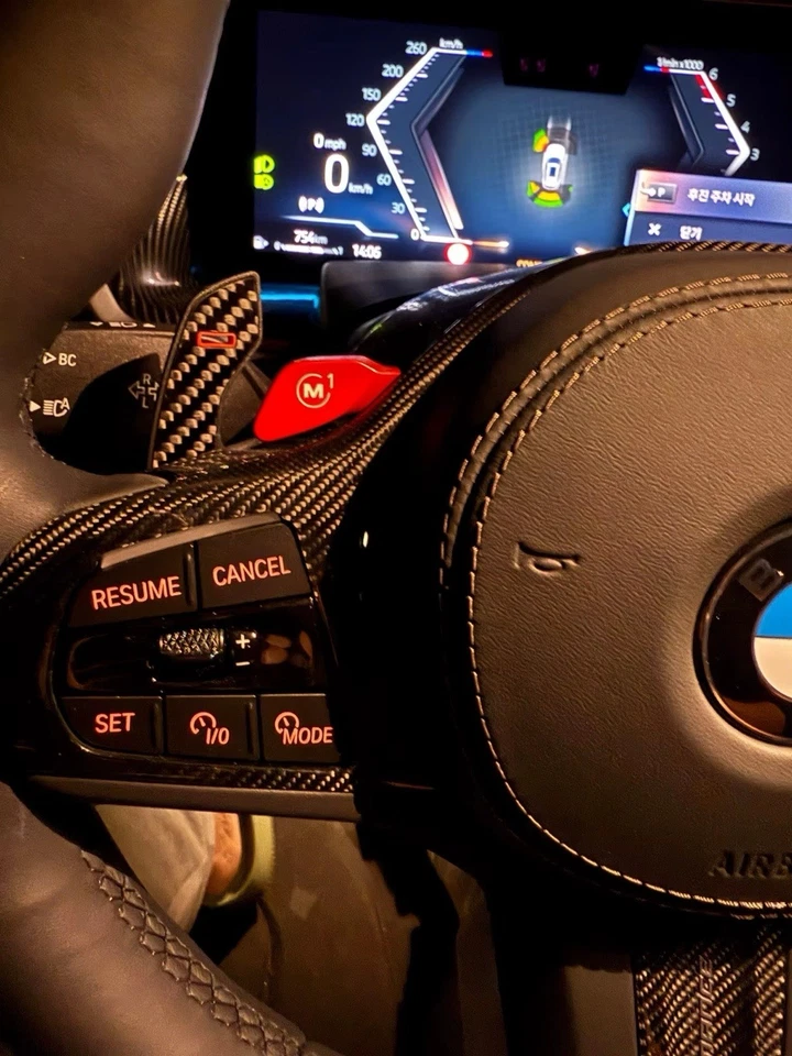 BMW M3 M4 Carbon fibre Paddle Shifters F20 F22 F30 M140i M240i M2 M3 G20 G22 G42 - Image 3 of 4