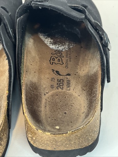 Birkenstock Size 41 L10 M8 Black - Picture 6 of 16