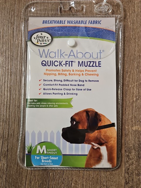 Four Paws Walk-About Quick-Fit Adjustable Muzzle