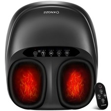 Foot Massager Machine with Heat, Shiatsu Deep Kneading Foot Massager with Rem...