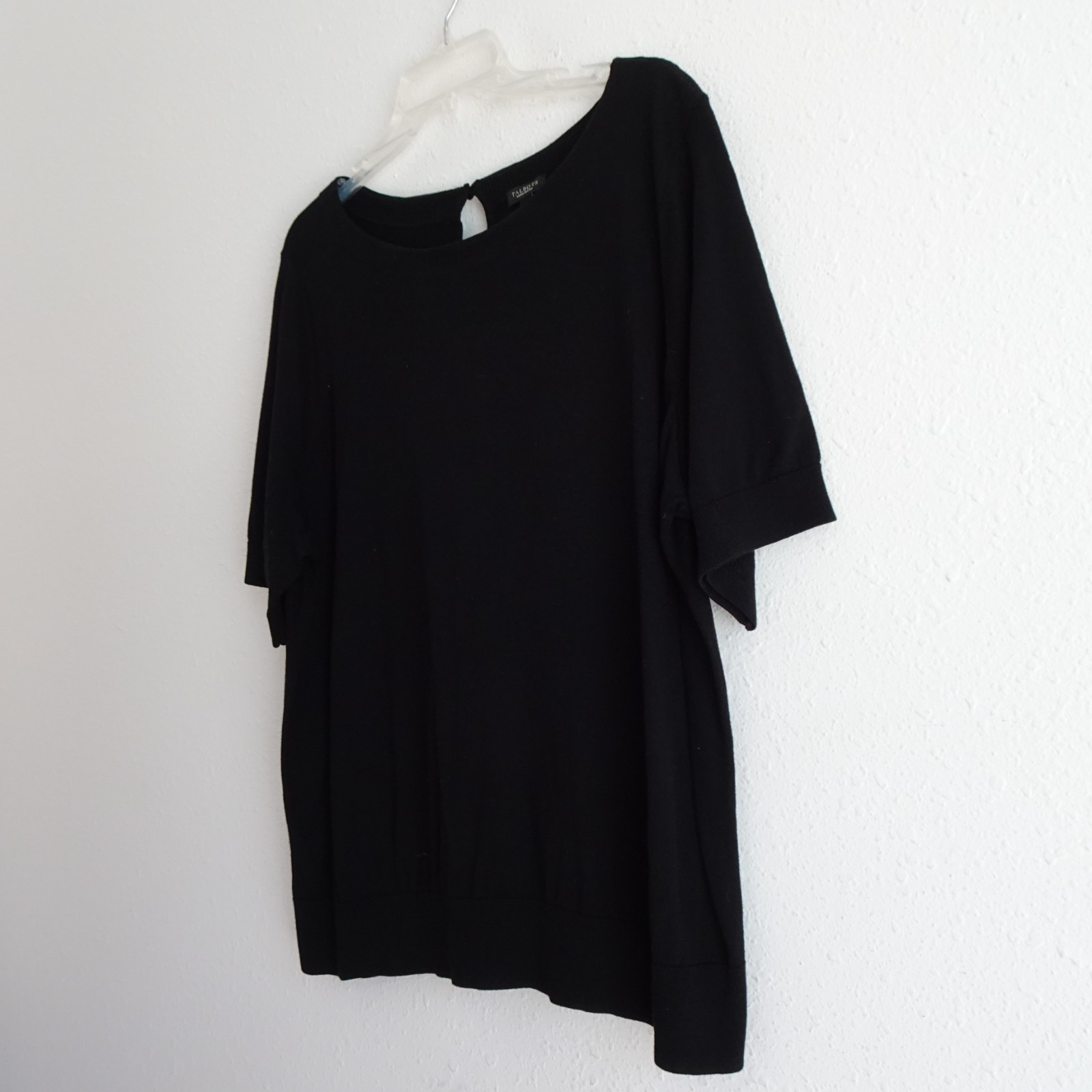 Talbots Basic Top Women's Petite Plus Size 3X Bla… - image 2