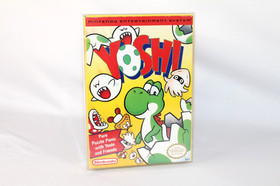 Yoshi NES Nintendo Complete CIB Authentic! Very Good Condition w/ RARE POSTER!