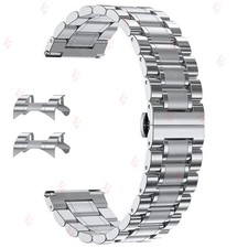 Stainless Steel Watch Strap Men’s Metal Bracelet Band 13mm 18mm 20mm 22mm