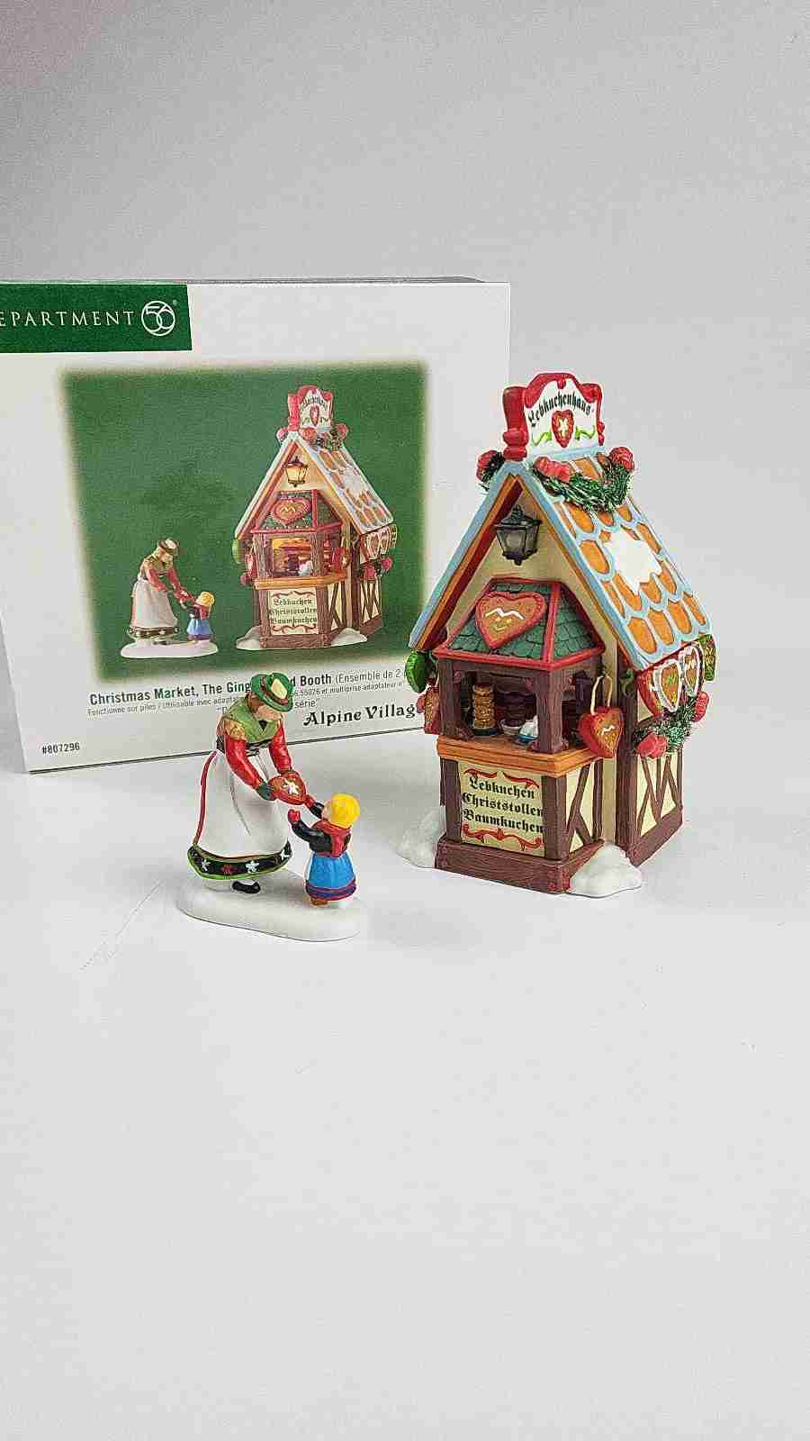 Department 56 Christmas Market Gingerbread Booth - #807296 - Alpine Village