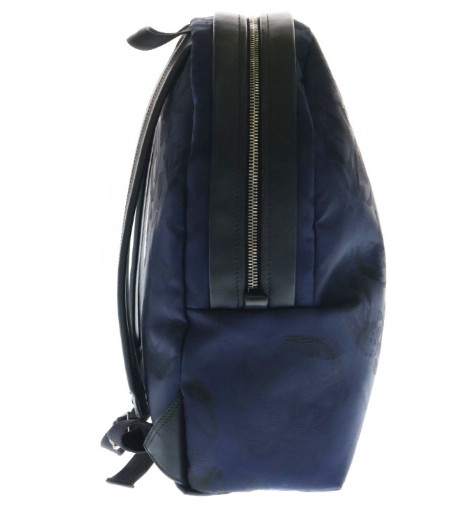 Alexander McQueen Patterned Navy Backpack Rucksac… - image 3