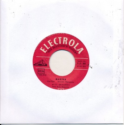 Marina / Casanova - Will Brandes - LC Single 7'' Vinyl 235/18