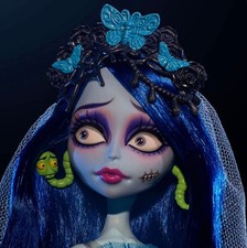 MONSTER HIGH SKULLECTOR EMILY CORPSE BRIDE 2025 TIM BURTON NEW IN BOX