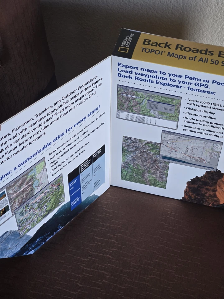 National Geographic Back Roads Explorer 17 CD-ROM PC Topographic Maps 50 States - Image 2 of 4
