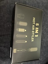 5-in-1 Hot Air Styler Set w/ Round Brush, Str...