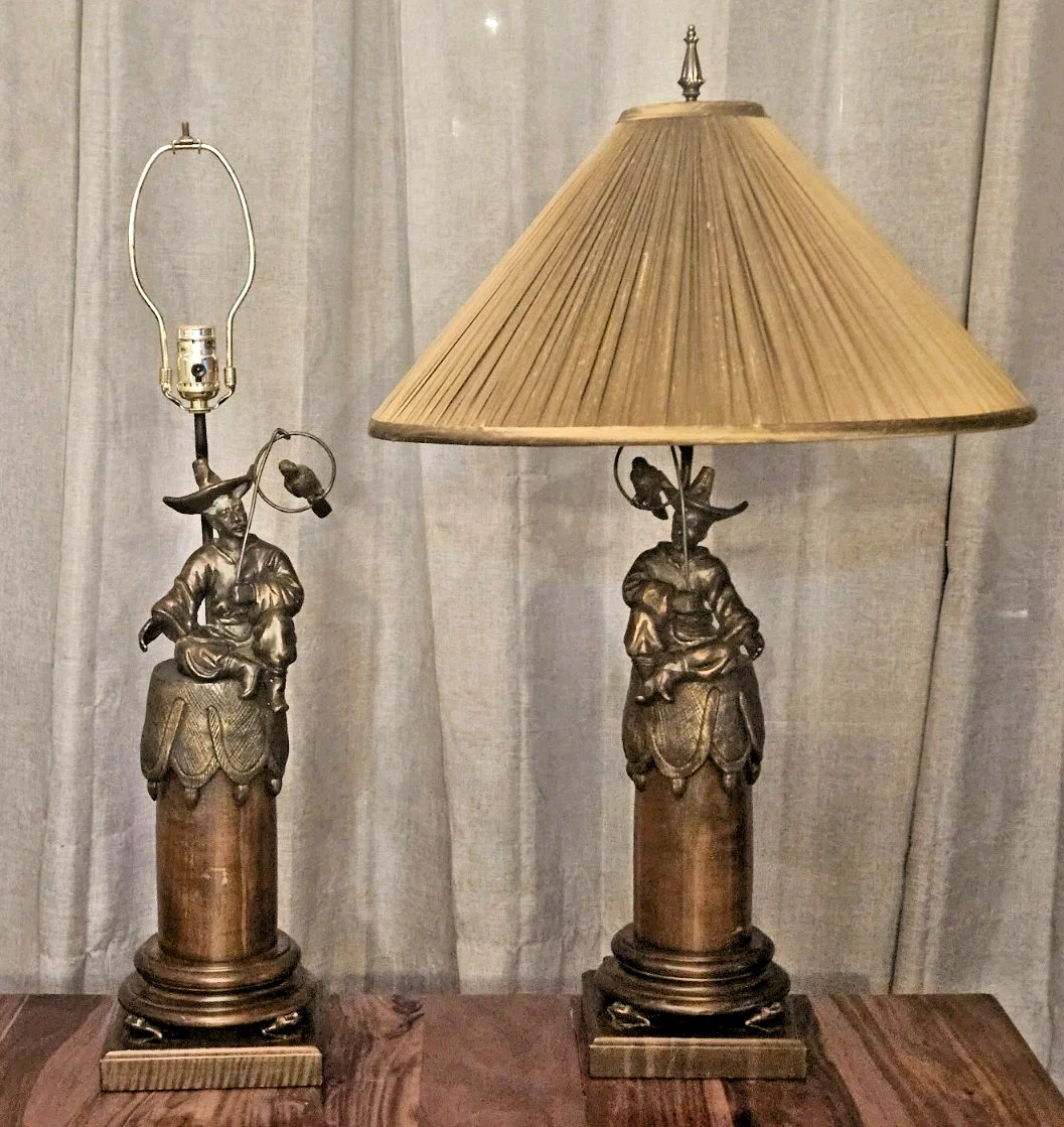 Bronze Original Oriental Collectible Antique Lamps for sale | eBay