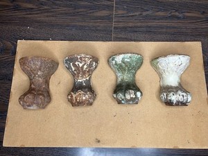 Antique Cast Iron Claw Feet Paw Shaped Claw Feet Bathtub Furniture Feet Set of 4