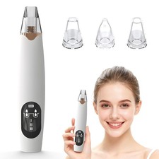 Blackhead Remover Pore Vacuum, 65Kpa Facial Pore Cleaner Extractor Tool with ...