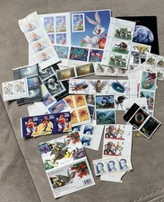 $25+ Face Value MYSTERY Unused US Postage Stamps Lot Misc Demoninations & Types