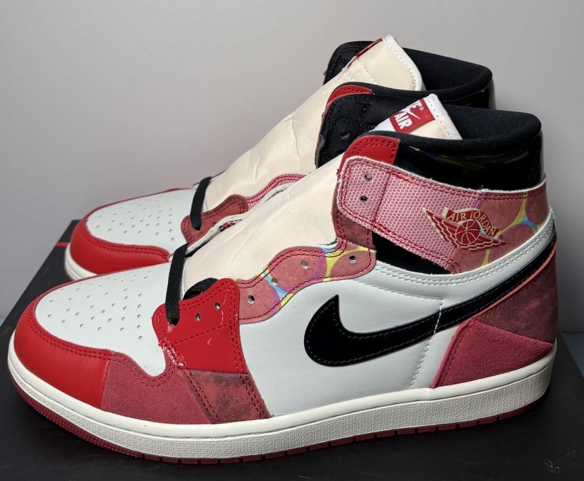 スパイダーマンJ 1&2 Jordan 1 Retro High Spider-Man Origin Story Men's - 555088
