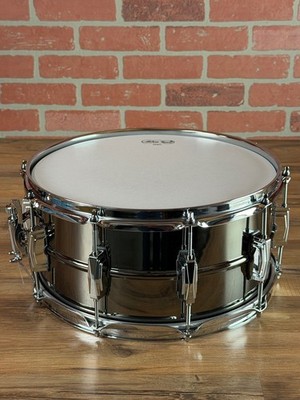 Ludwig LB417 6.5''x14'' Brass Black Beauty Snare Drum - Black Nickel