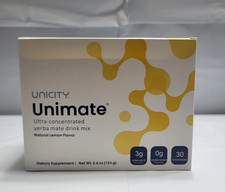 Unicity Unimate Lemon 30 Packets - New - Free Shipping - Exp 8/2028
