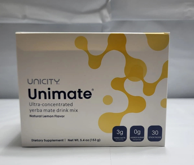 #ad Unicity Unimate Lemon 30 Packets New Free Shipping Exp 8 2028 $52.99