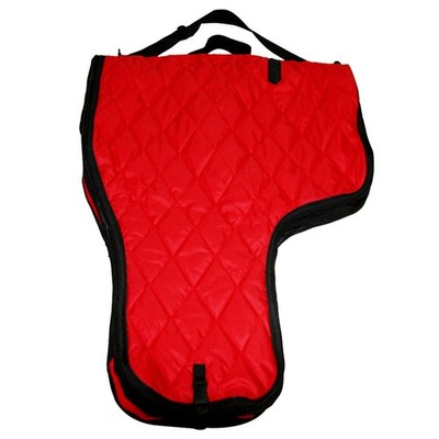 AI 30''WX39''L HILASON Western Saddle Career Bag Quilted Nylon Red