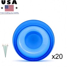 20Pcs locator male caps xtra-light blue 1.2lbs Standard Inserts Zest compatible