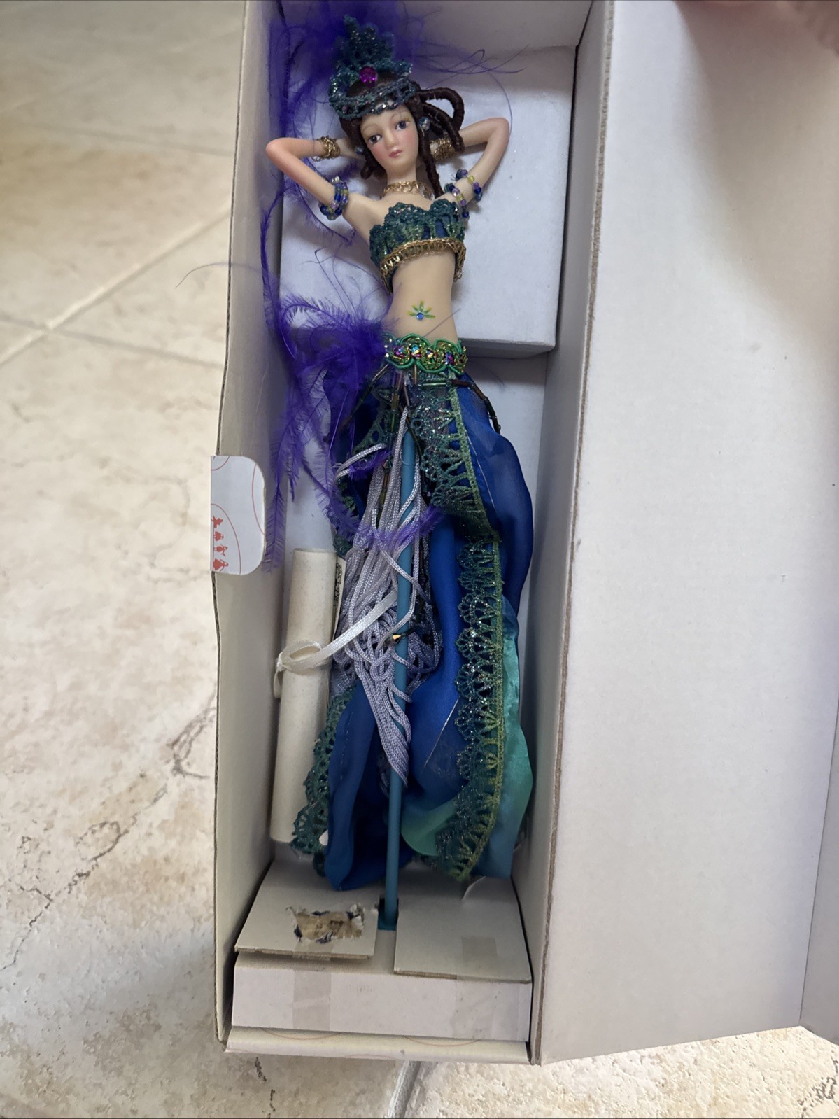 Art Nuveau Artistic Doll  With Certificate