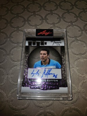 2025 Leaf Sports Heroes  GIANLUIGI BUFFON AUTOGRAPH  1/6 Soccer Juventus 1 of 6