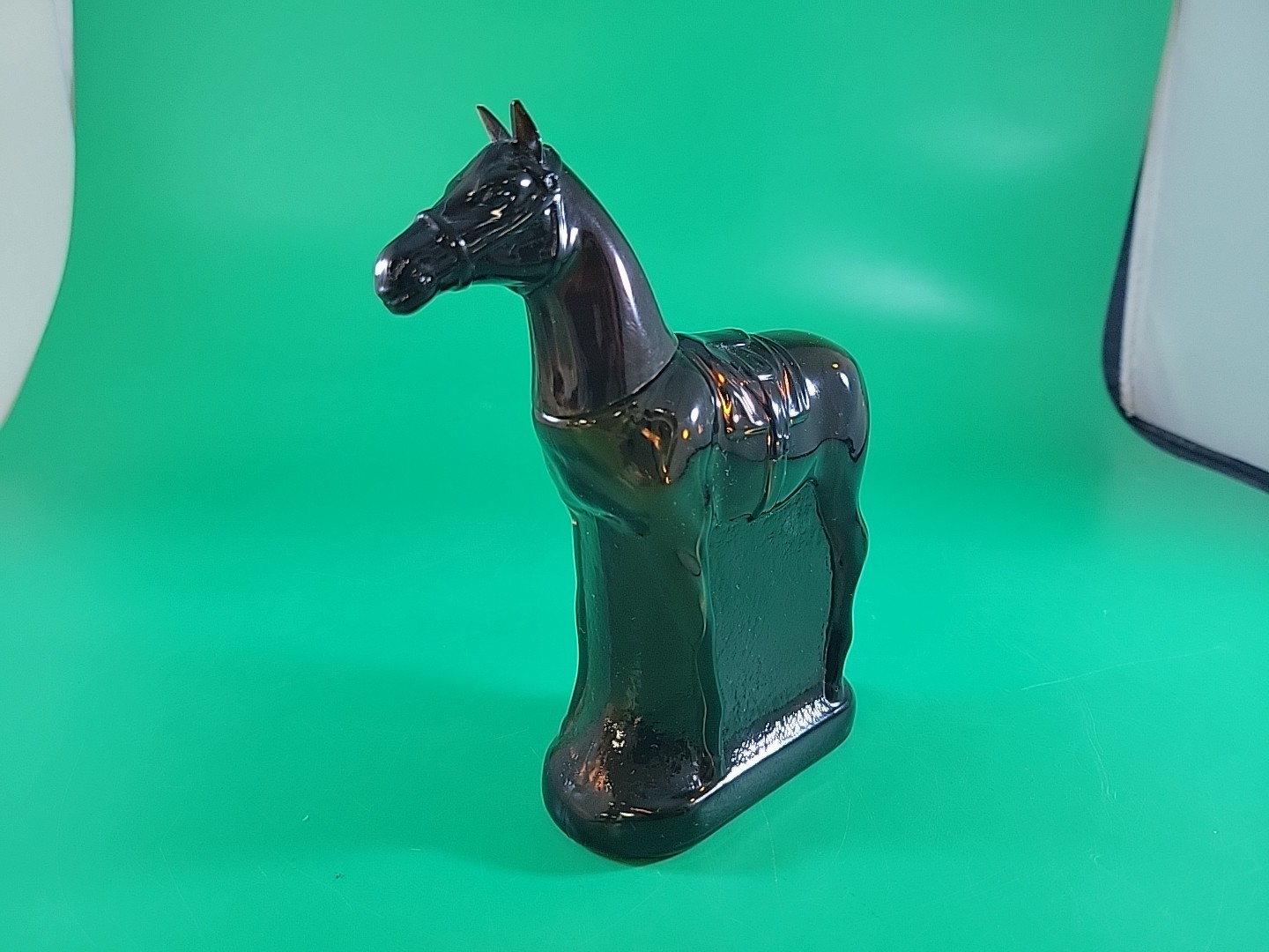 Vintage Avon Horse Cologne Bottle Leather Aftershave Equestrian Collectible